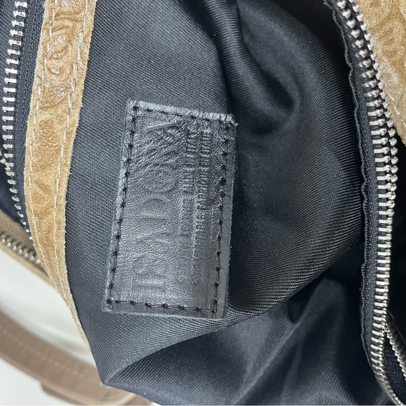 ISADORA XL Hand Tooled Leather Tote/Travel Bag in Cappuccino NWOT - Picture 7 of 9